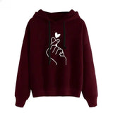 Lynn kapuzenpullover für damen – Winj rood