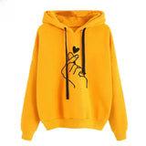 Lynn kapuzenpullover für damen – Gelb