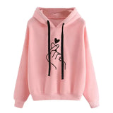 Lynn kapuzenpullover für damen – Rosa