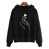 Lynn kapuzenpullover für damen – Zwart