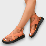 Nora – Gladiator Sandalen – Orange
