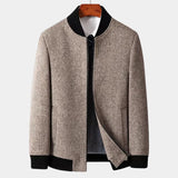 Ludjic| Elegante Winterjacke für Männer – Braun