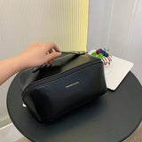 Kosmetiktasche Reise Groß – Eleganter Make-up Organizer für Damen mit Reißverschluss – Schwarz