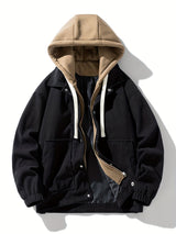 Jacques – Langärmelige Jacke Mit Fronttasche – Schwarz