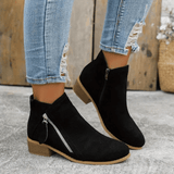 Fiora™ | Charme Vintage Stiefel – Schwarz
