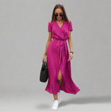 Amelie | Luftiges Kleid mit Eleganz – Rosa