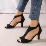 Orthopädische Sandalen für Damen mit Fußgewölbeunterstützung und elegantem Design – Schwarz