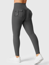 Zerovix | Atmungsaktive Leggings für Damen Sommer Fit – Dunkelgrau