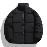 Winter Pufferjacke für Herren – Schwarz