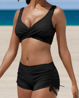 Nora - Schickes und trendbewusstes Bikini-Set – Schwarz