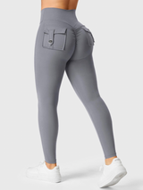 Zerovix | Atmungsaktive Leggings für Damen Sommer Fit – Grau