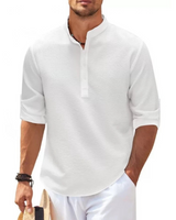 Herren Stilvolles Lässiges Hemd | Modern Fit – Weiß
