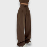 Giva – Hose mit entspannter Eleganz – Braun