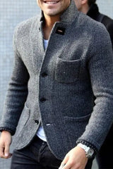Martin Retro Cardigan Jacke für Herren – Grau