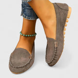 Lillian | Gummisohle Flexibel Ballerinas – Grau