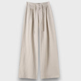 Arvena – Leichte Leinenhose – Beige