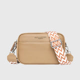 Giulia™ | Leder Schultertasche – Khaki