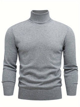 Lysander - herren vielseitiger rollkragenpullover – Grau