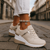 Mathilda | Damen Sneaker Lyria Rise – Moderne Sneaker Damen – Beige