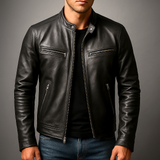 Hador - Vintage Leder Jacke – Schwarz
