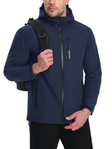 Valtoris | Wasserdichte Softshelljacke für Herren Outdoor – Marineblau