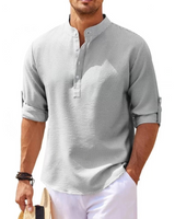 Herren Stilvolles Lässiges Hemd | Modern Fit – Hellgrau