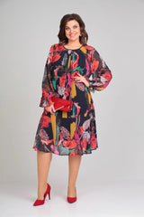 Florinda™ Anmutiges Blumenkleid – Blumig