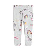 Mädchen Leggings mit zauberhaften Regenbogen- und Einhorn-Motiven Drune – Gelb