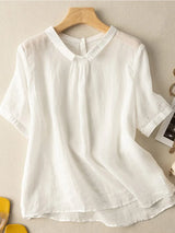Amelie | Stilvolle Bluse – Weiss