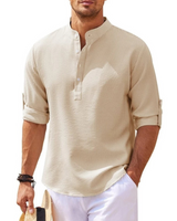 Herren Stilvolles Lässiges Hemd | Modern Fit – Khaki