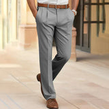 Sebastian Tailored Flachfronthose – Grau