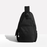 Modern Damen Anti-Diebstahl Umhängetasche | Schnallenverschluss – Schwarz