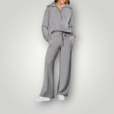 Damen Zweiteiler Trainingsanzug | Moderne – Grau