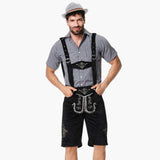 Traditionelle Lederhosen für Herren - Oktoberfest 2025 – Schwarz