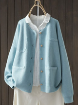 DIE MARCELLA | ELEGANTER CARDIGAN – Blau