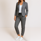 Daizy | Eleganter Zweiteiler-Anzug – Grau