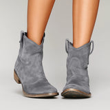 Claudia™ | zeitlose Stiefeletten – Grau