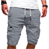 Benjamin - Cargo Shorts mit Taschen – Hellgrau