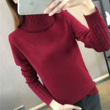 Althea – Rollkragenpullover aus Wolle – Rot