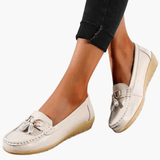 Bequeme Mokassins für Damen – orthopädisch & stilvoll – Khaki