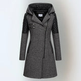 Katrin™ | Elegante warme Winterjacke – Dunkelgrau