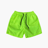 Herren Sommer Shorts mit Kordelzug und Schnelltrocknung – Hellgrün