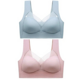 1+2 Gratis | SeidenZauber™ Glatt Gemütlich Grundnahrungsmittel – 1x Hellblau + 2x Rosa