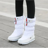 Wasserdicht - orthopädische winterstiefel für damen – Weiß