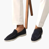 Wildleder Loafers für Herren – Schwarz