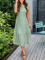 Isabelle - Lässiges Sommerkleid – Hellgrün