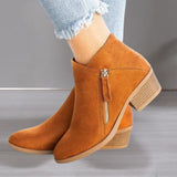 Theresa | Elegante orthopädische Stiefel – Orange