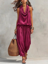 Hestera - Soft-Touch-Zweiteiler – Fuchsia