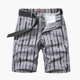 Herren Shorts aus Polyester mit Taschen für Sommer Outdoor – Grau