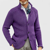 James | Geknöpfte Strickjacke – Lila